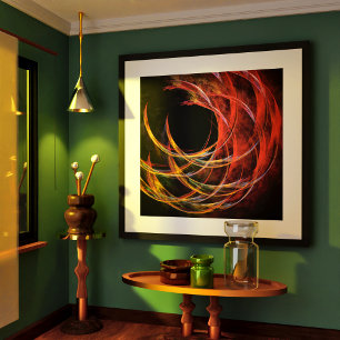 Poster L'art abstrait Briser le cercle