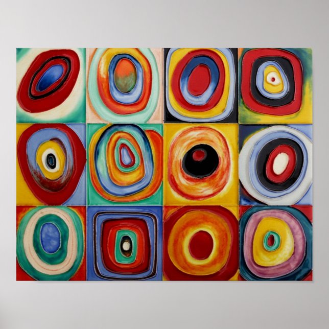 Poster L'art Abstrait de Kandinsky (Devant)