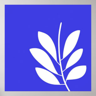 Poster L'art abstrait feuille