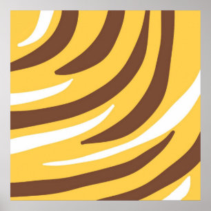 Poster l'art abstrait tigre