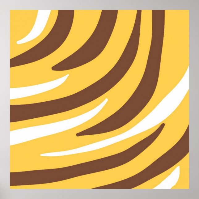 Poster l'art abstrait tigre (Devant)