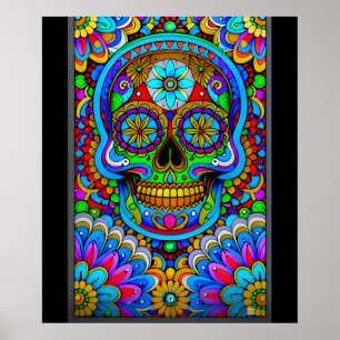Poster L'art crâne à sucre - Un spectre d'esprits
