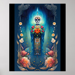 Poster L'art crâne au sucre - Célébrer les traditions mex