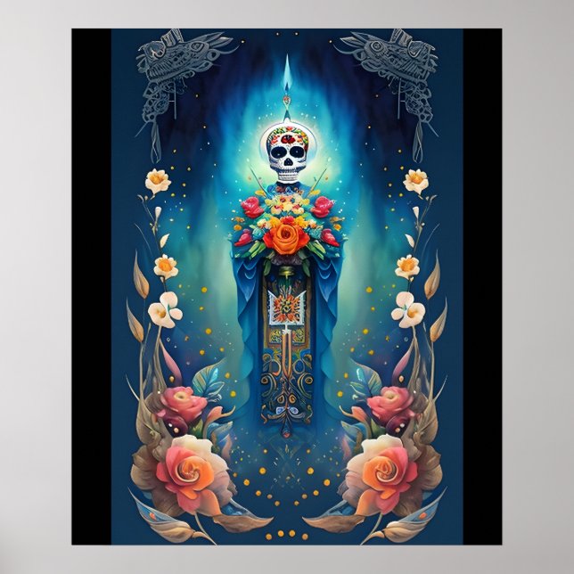 Poster L'art crâne au sucre - Célébrer les traditions mex (Devant)