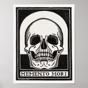 Poster L'art crânien Memento Mori
