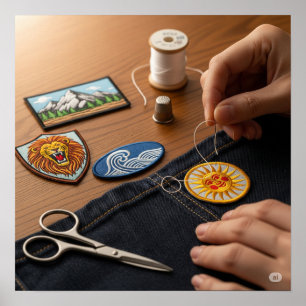 Poster L'art de coudre