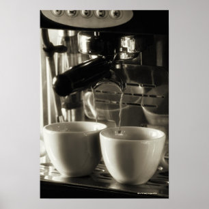 Poster L'art de faire du café frais / pourboire