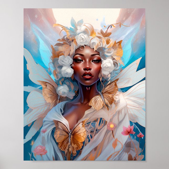 Poster L'art de la reine fée noire (Devant)