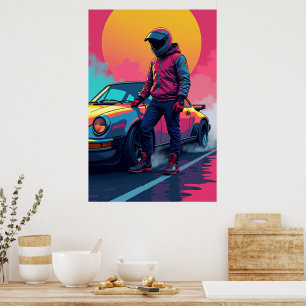 Poster L'Art de la Vitesse : Pop Street Racer