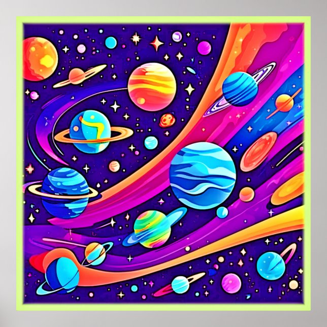 Poster L'art de l'harmonie cosmique (Devant)