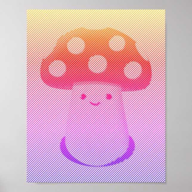 Poster L'art des champignons (Devant)