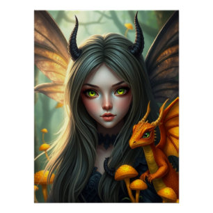 Poster L'art des fées de dragon