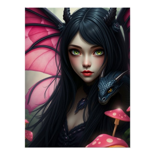 Poster L'art des fées de dragon (Devant)