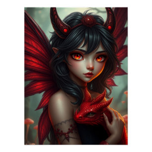 Poster L'art des fées de dragon