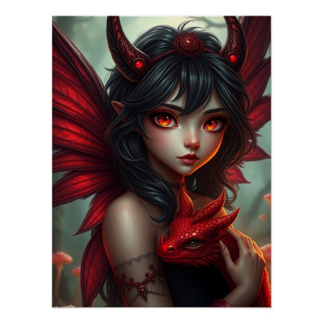 Poster L'art des fées de dragon (Devant)