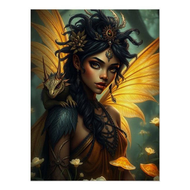 Poster L'art des fées de dragon (Devant)