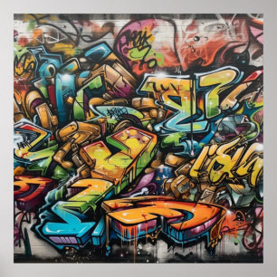 Poster L'art des rues, Graffiti Street Art