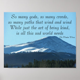 Poster L'art d'être gentil