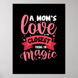 Poster L'art d'une mère l'amour d'une maman