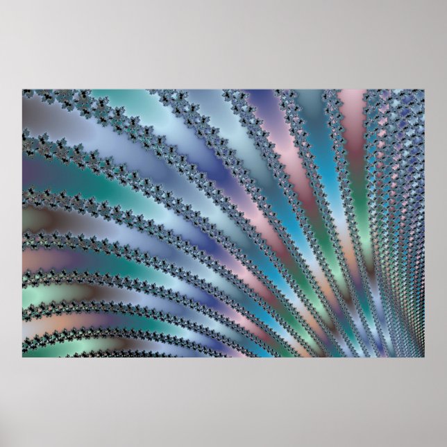 Poster L'art fractal des doigts (Devant)