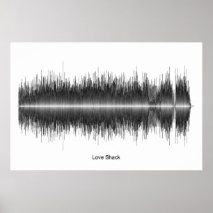 Poster L'art Love Shack Soundwave du B52