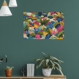 Poster L'art Morris dans la jungle moderne