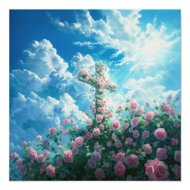 Poster L'art mural de la salle de l'église avec l'Esprit  (Devant)