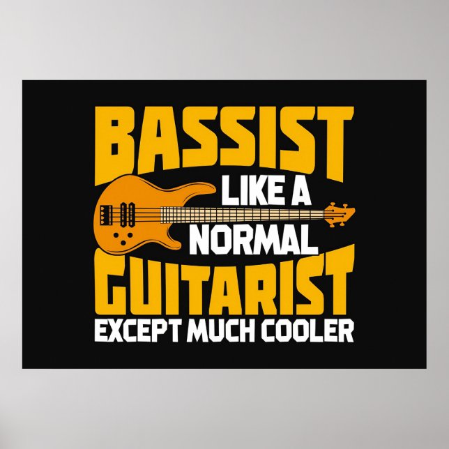 Poster L'Art Musical Est Assaisonné Comme Un Guitariste N (Devant)