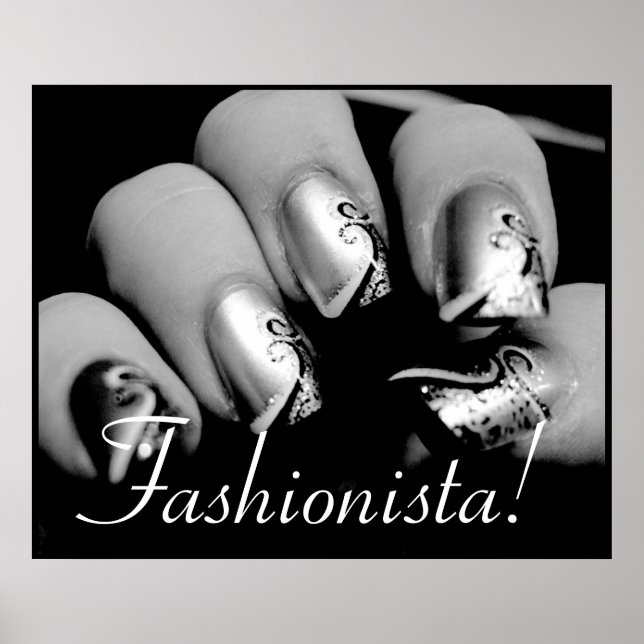 Poster L'Art Nail Fashionista (Devant)