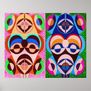 Poster L'art NOIR EN COULEUR - Liberté d'expression