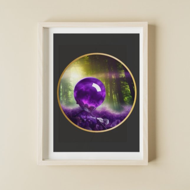Poster L'Art numérique de l'Imaginaire d'Amethyst Orb (Créateur téléchargé)