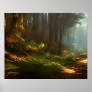 Poster L'Art numérique Randonnée Trail