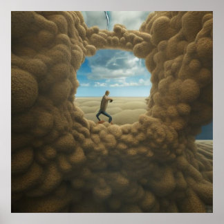 Poster L'art surréaliste Abstrait un film différent