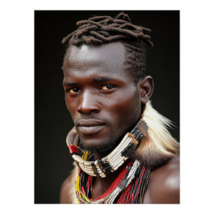 Poster L'art tribal pour un Africain
