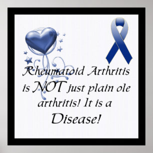 Poster L'arthrite rhumatoïde n'est pas seulement...