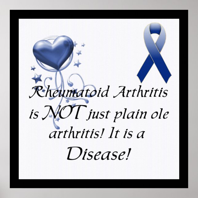 Poster L'arthrite rhumatoïde n'est pas seulement... (Devant)