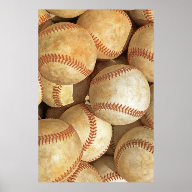 Poster L'artisanat unique du baseball (Devant)
