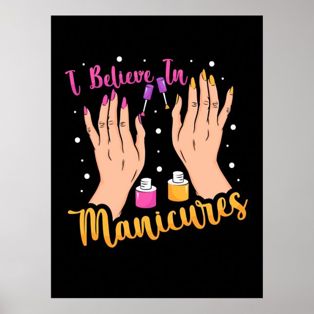 Poster L'Artiste Du Clou Croit Aux Manucures (Devant)