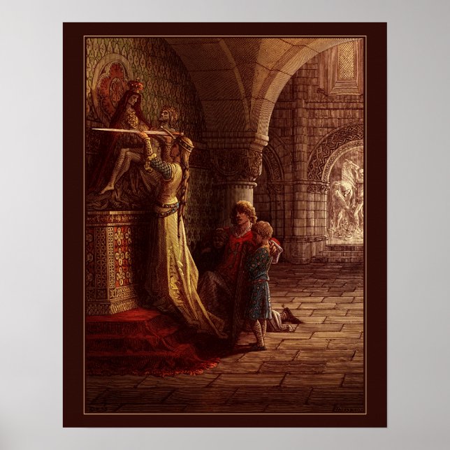 Poster Las Cruzadas de Gustave Dore une couleur 7 (Devant)