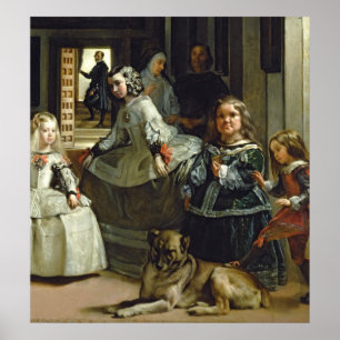 Poster Las Meninas ou la famille de Philip IV, c.1656