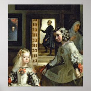 Poster Las Meninas ou La Famille de Philippe IV, c.1656