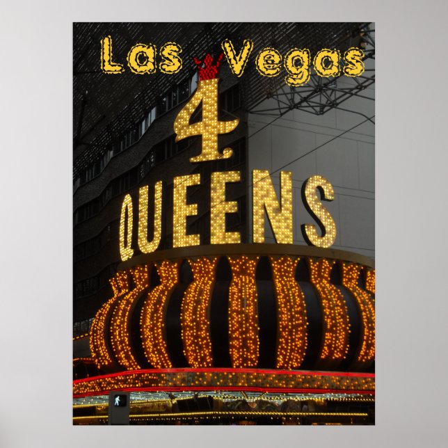 Poster Las Vegas 4 Queens (Devant)
