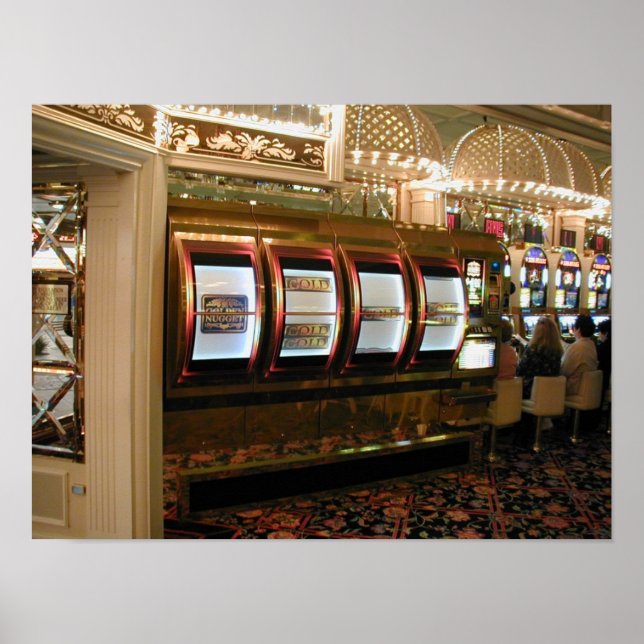 Poster Las Vegas Casino Giant Machine à sous (Devant)
