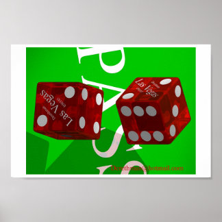 Poster Las Vegas Dice I (imprimer)