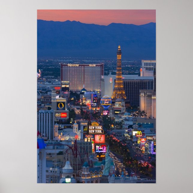 Poster Las Vegas Strip (Devant)