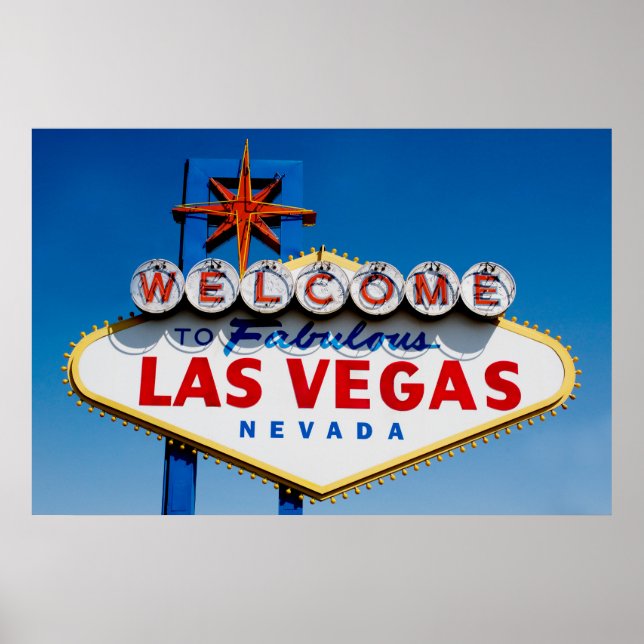 Poster Las Vegas vintage (Devant)