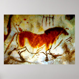 Poster Lascaux Horse (Extra Large)