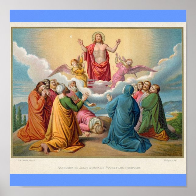 Poster L'ascension de Jésus 1879 (Devant)
