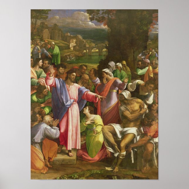 Poster L'ascension de Lazare, c.1517-19 (Devant)