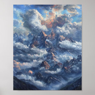 Poster L'Ascension Éternelle : Une Confluence Harmonieuse